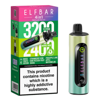 Elfbar 4 in 1 3200 Puffs Rechargeable Battery - Mixed Fruits Edition